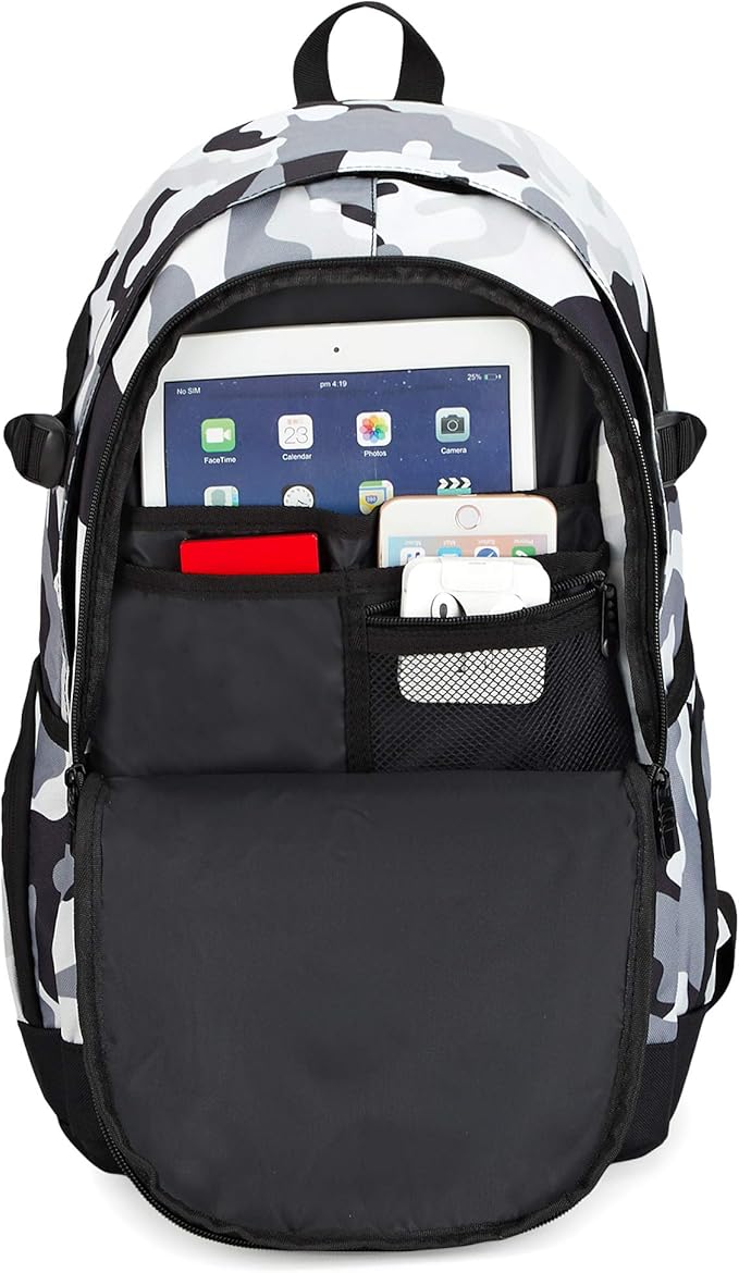 rickyh style School Backpack Travel Bag for Men & Women Lightweight College Back Pack with Laptop Compartmen