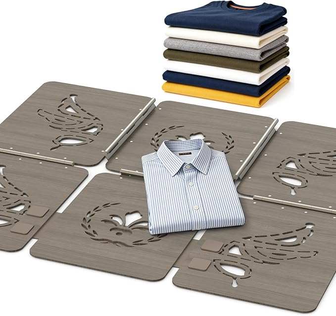 BoxLegend Shirt Folder Wooden Clothes Folding Board - No Bend, Gentle on Clothes, Eco-Friendly Laundry Folding Board for T Shirts, Pants, Sweaters & Delicates