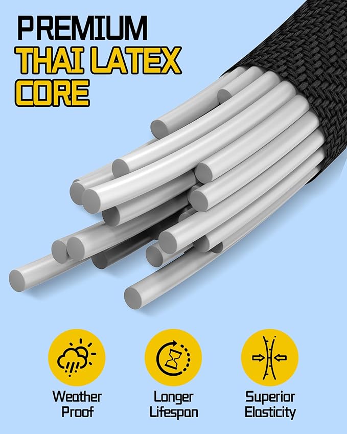 8 Pcs 12 Inch Adjustable Carabiner Bungee Cords with Hooks, Easy to Adjust from 7" to 12", Black Bungee Straps with UV-Resistance & Superior Elasticity for Cargo, Bike, Luggage, Carts, Truck, etc