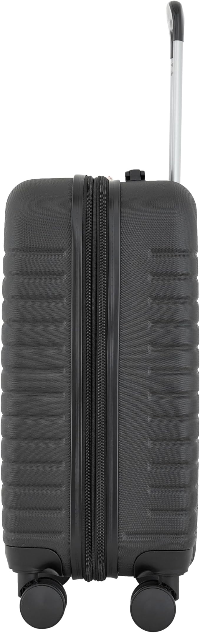 kensie 22" Graceful Hardside Carry-On Luggage, Black