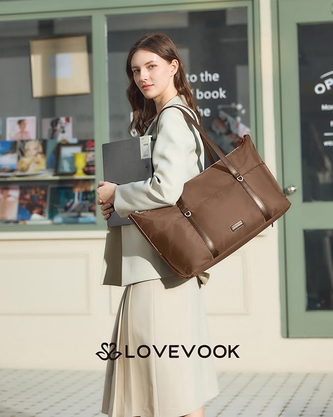 LOVEVOOK Gym Bag for Women, Small Sport Duffle with Shoe Compartment, Weekender Travel Tote for Work Yoga Workout