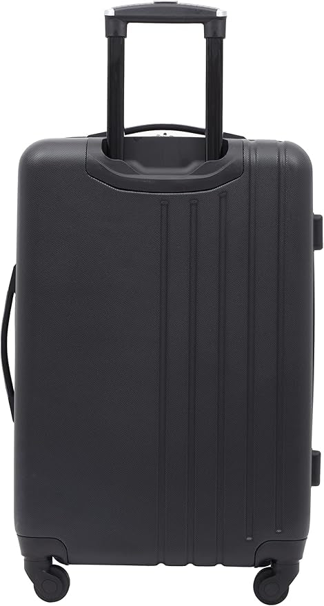 Wrangler Quest Luggage Set, Black, 3 Piece Set (28"/24"/20")