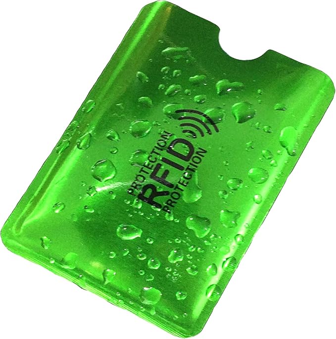 Luumxai 16 RFID Blocking Sleeves Set (10 Credit Card Holders & 4 Passport Protectors) Identity Theft Protection Secure Sleeves Set.Waterproof aluminum foil slim Design easily into your Wallet