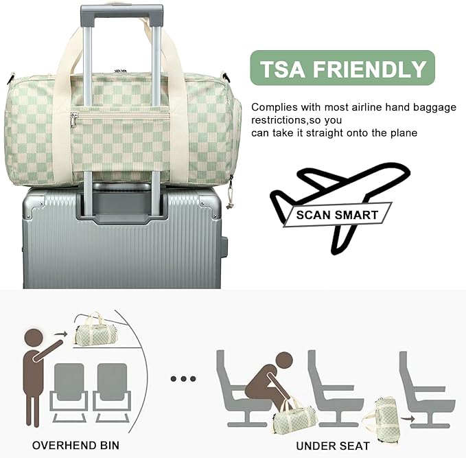 BLUBOON Duffle Bag Girls Kids Cute Gym Bag with Shoes Compartment & Wet Separation Waterproof Sports Overnight Travel Bag