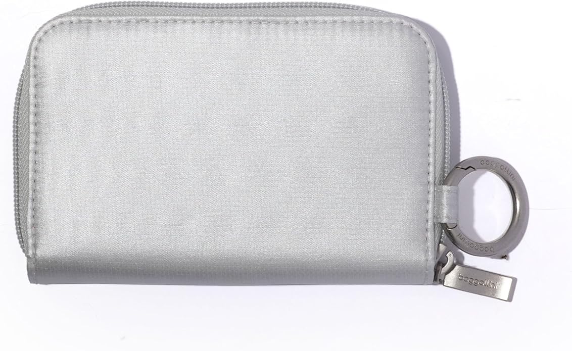 Baggallini Deluxe Card Case - Lightweight 5.5"x3.3" RFID Protected Womens Wallet Card Holder