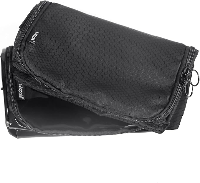 Gloppie Shoe Bags for Travel Shoe Pouch Portable Large Shoes Storage Bag (2 PACK) for Men Women Shoe Organizer Shoe Packing Cubes Gym Sport Must Have for Business Trip Bolsa de Zapatos Black