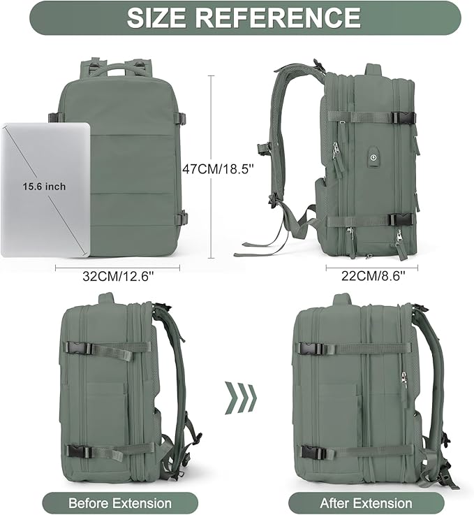 Extra Backpack For Traveling On Airplane Travel Backpack For Women Men Airline Approved Carry On Bags For Airplanes Gym Bag With Shoe Compartment Waterproof Laptop Backpack Camping Hiking Backpack