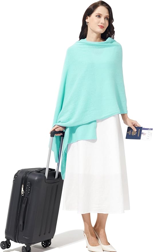 Soft Cashmere Blend Wrap Chic Scarf Stole for Women Wayfarer Travel Extra Large 87"x28"