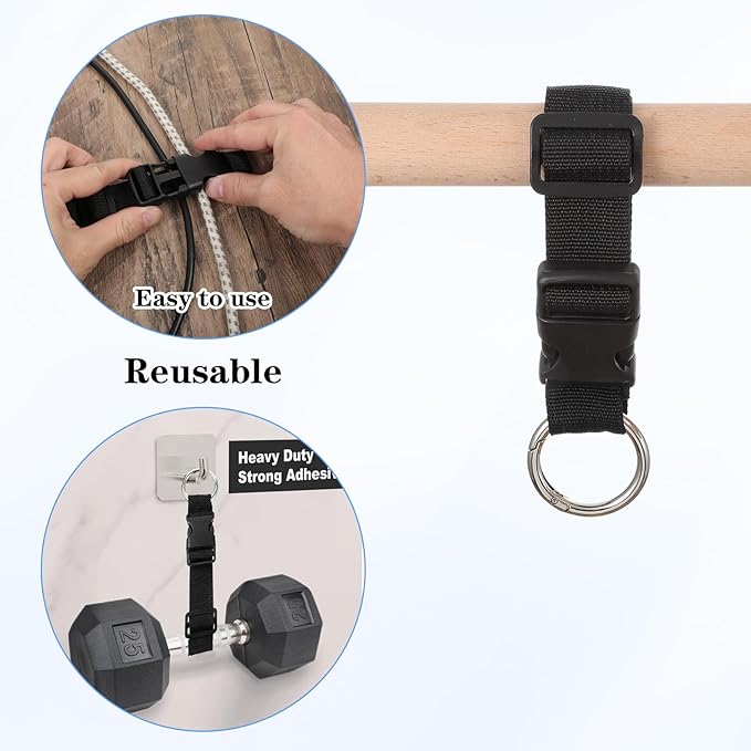 Add a Bag Luggage Straps, 4pcs Jacket Gripper Adjustable Luggage Hooks Holder Suitcase Belt Straps Carrying Clips with Luggage Connector and Hook Travel Accessories for Carry Your Extra Bags