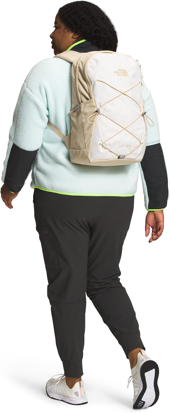 THE NORTH FACE Women's Every Day Jester Laptop Backpack, Gravel/Gardenia White, One Size