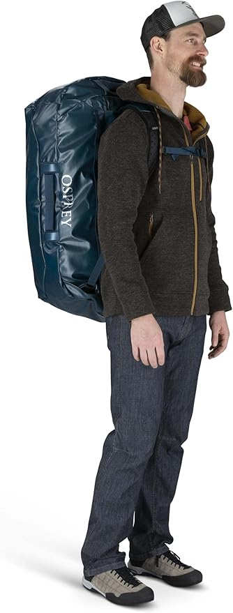 Osprey Transporter 40L Travel Duffel Bag, Black