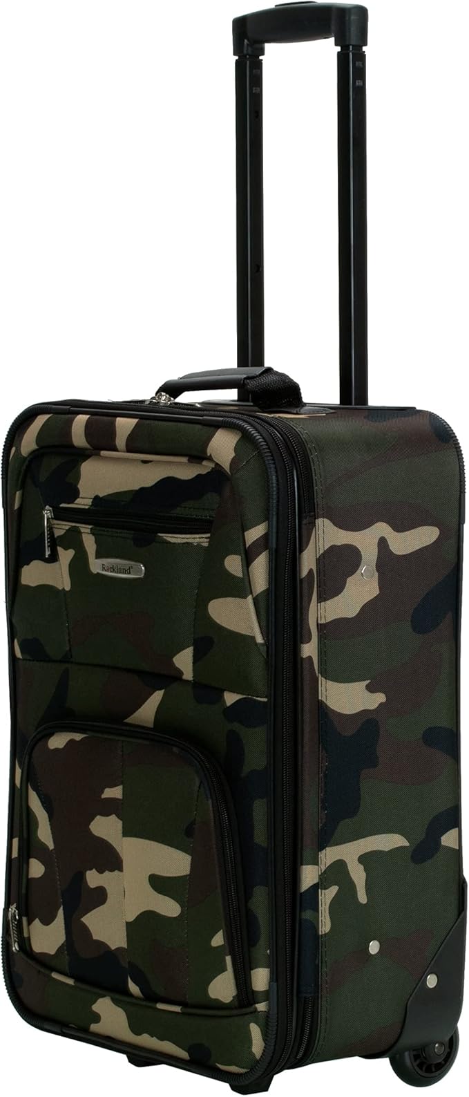 Rockland Journey Softside Upright Luggage Set, Expandable, Camouflage, 4-Piece (14/19/24/28)