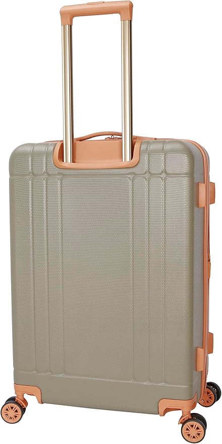 Dockers Hooper Hardside Expandable 8-Wheel Spinner Travel Checked Luggage, 24-Inch, Timberwolf