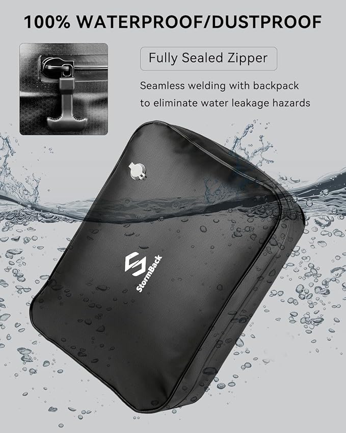 41L Travel Vacuum Bags with Pump, 180° Open,Compression Bags for Travel Luggage, Reusable IP67 Waterproof Vacuum Seal Packing Cubes for Carry On Suitcase and Backpack (2PC + Pump)