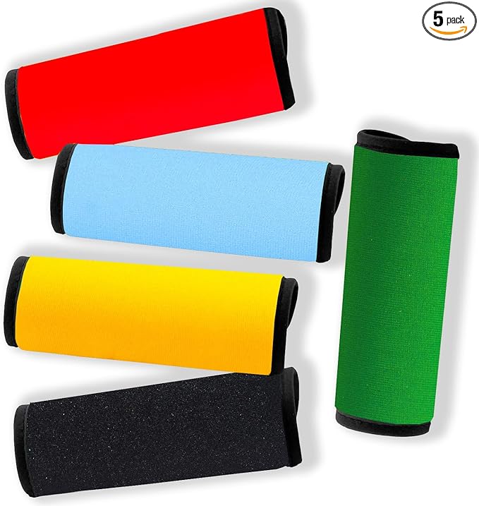 Neoprene Luggage Handle Wraps for Traveling Bright Color Luggage Identifiers|Handle Wraps|Handle Covers