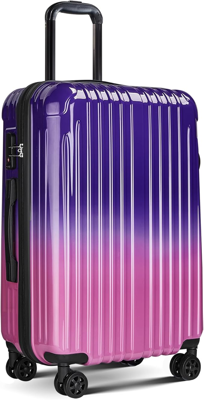 Carry on 27inch Luggage with Spinner Wheels, Lightweight PC+ABS Hard Shell Suitcases, Expandbale Storage & TSA Aprovel Lock
