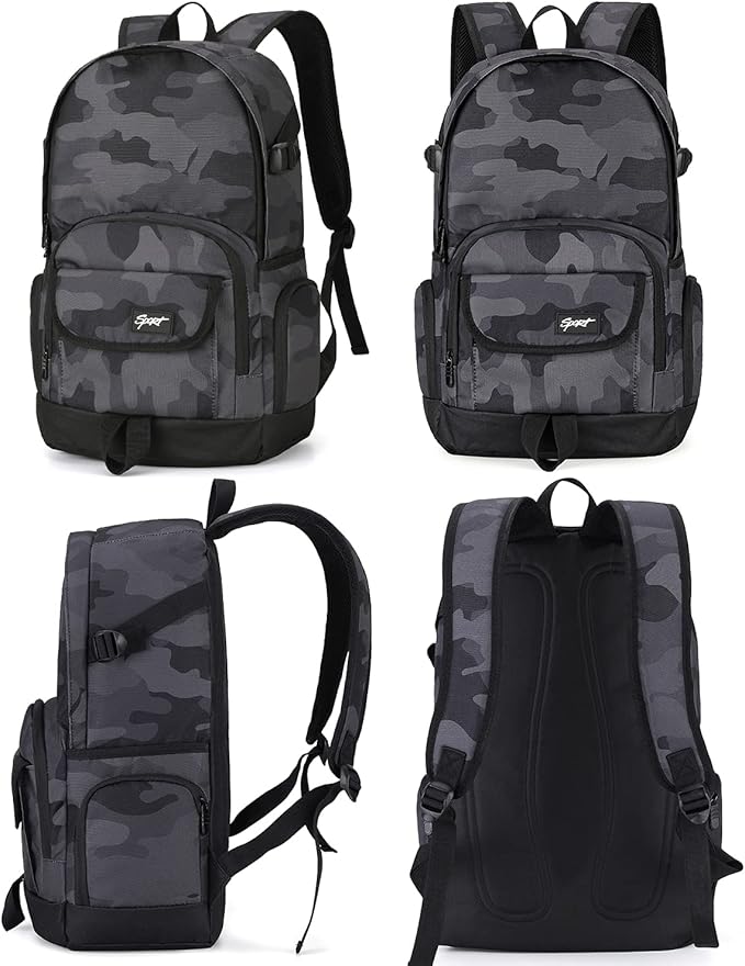 rickyh style School Backpack Travel Bag for Men & Women Lightweight College Back Pack with Laptop Compartmen
