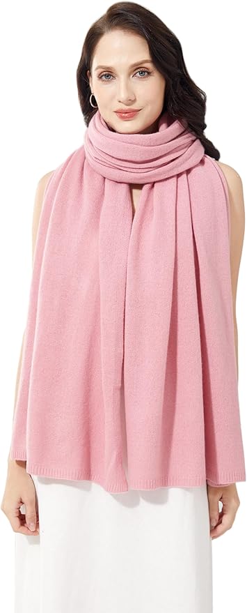 Soft Cashmere Blend Wrap Chic Scarf Stole for Women Wayfarer Travel Extra Large 87"x28"
