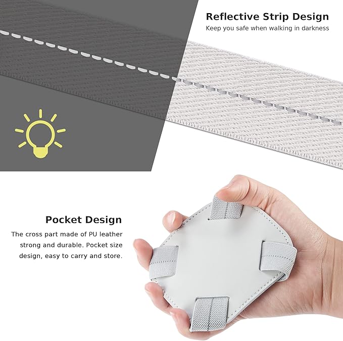 Travelkin Luggage Straps - Bungees for Suitcases, Add a Bag, Travel Bag Bungee Belt for Luggage Carry On (Grey 2 Pack)