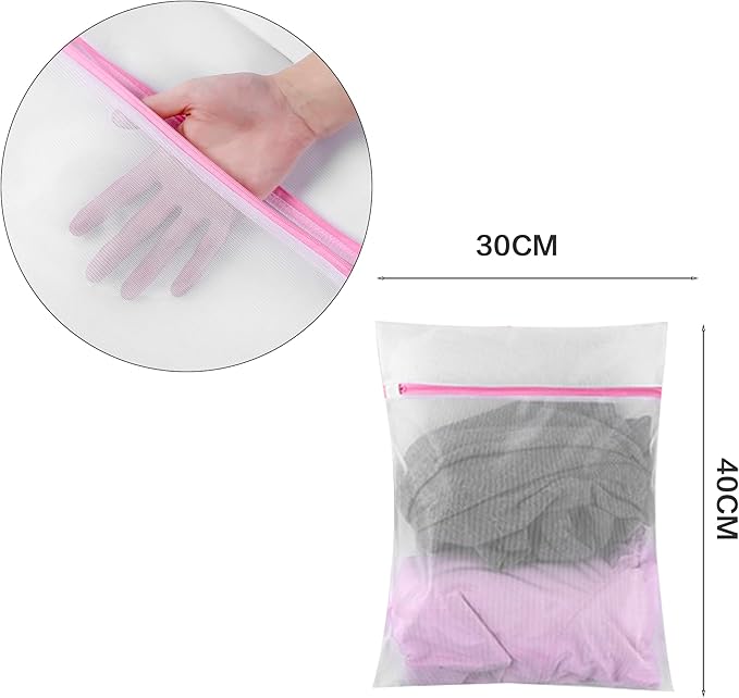Hanging Garment Bags Hanging Clothes Bags (Set of 12) for Clothes Storage Bag with Zipper for Suit, Sweaters Travel Laundry Wardrobe Closet Garment Dust Cover Bags (White, 24'' x 48'')