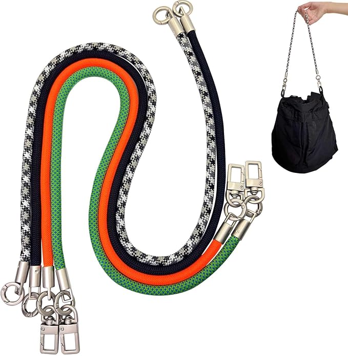 4-Pack Paracord Bag Handles – DIY Replacement Straps for Shoulder Bags, Crossbody Bags & Handbags
