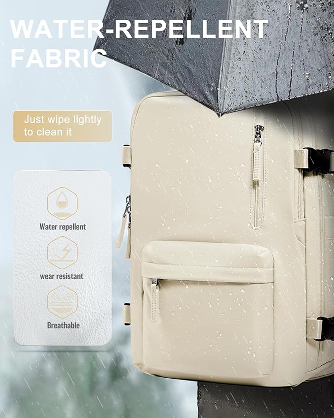 WONHOX Large Travel Backpack Carry on Flight Approved Laptop Work Business Backpack for Women Men Mochila de Viaje