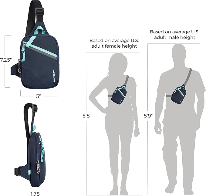 Travelon Anti-Theft Greenlander Compact Sling Bag