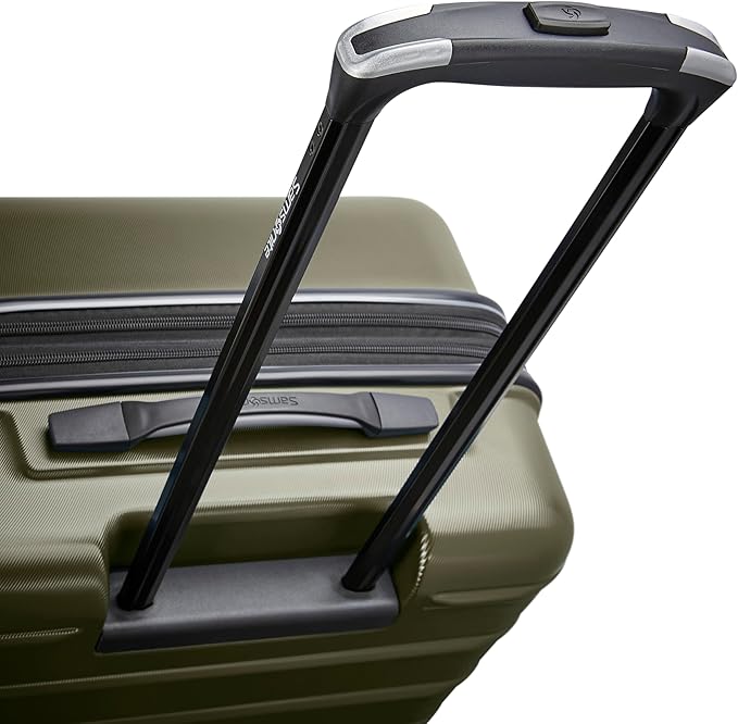 Samsonite Omni 2 Hardside 2 Piece Set - Includes Global Carry-On & Large Checked Suitcases - 360° Dual Spinner Wheels - Integrated TSA Lock & Expansion - Amazon Exclusive - Vita Olive