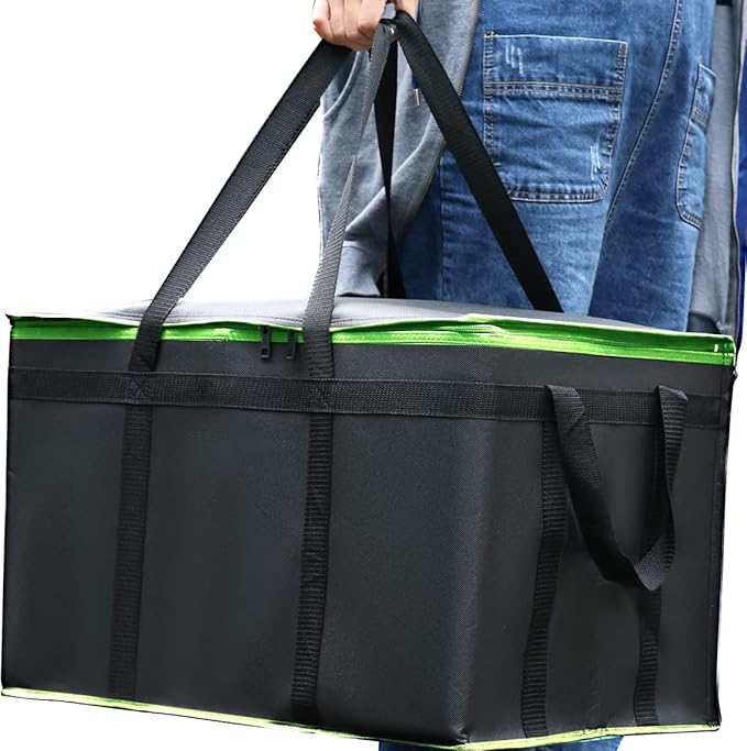 musbus XXXL Insulated Food Delivery Bag Cooler Bags Keep Food Warm Catering Therma for doordash Catering Cooler Bags Keep Food Warm Catering Therma Catering Shopper hot Black