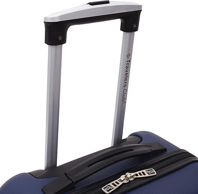 Travelers Club Cosmo Luggage, Navy Blue - 20 Inch, 20-Inch