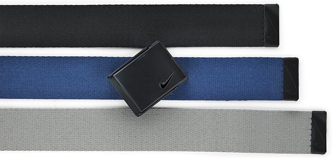 Nike Men's 3 Pack Web Belt