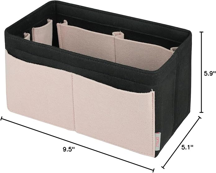 ZTUJO Felt Purse Organizer, Multi Pocket Bag in Bag Organizer For Tote & Handbag Shaper, Speedy 30, Speedy 35 and Speedy 40
