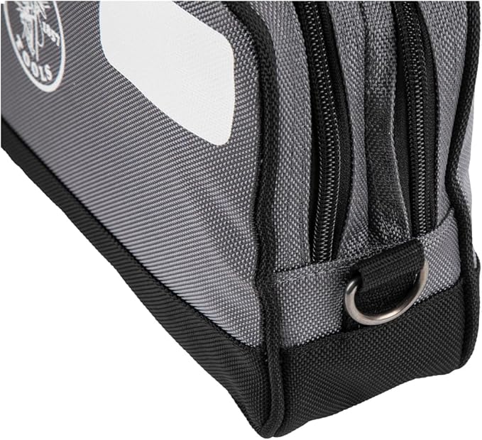 Klein Tools Tool Pouch, Dual Compartments, Heavy-Duty Tool Bag Organizer, Multipurpose Bag