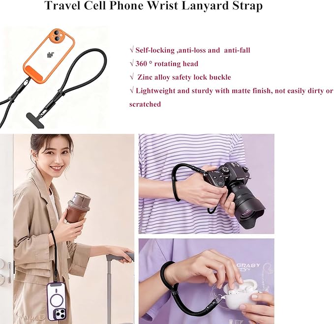 Money Belt for Travel with Anti-Theft RFID Blocking Cards Cover, Phone Wrist Strap, Passport Holder, Slim Waist Wallet Men Women, Money Pouch under Clothes for Travel, Running, Hiking, Beige