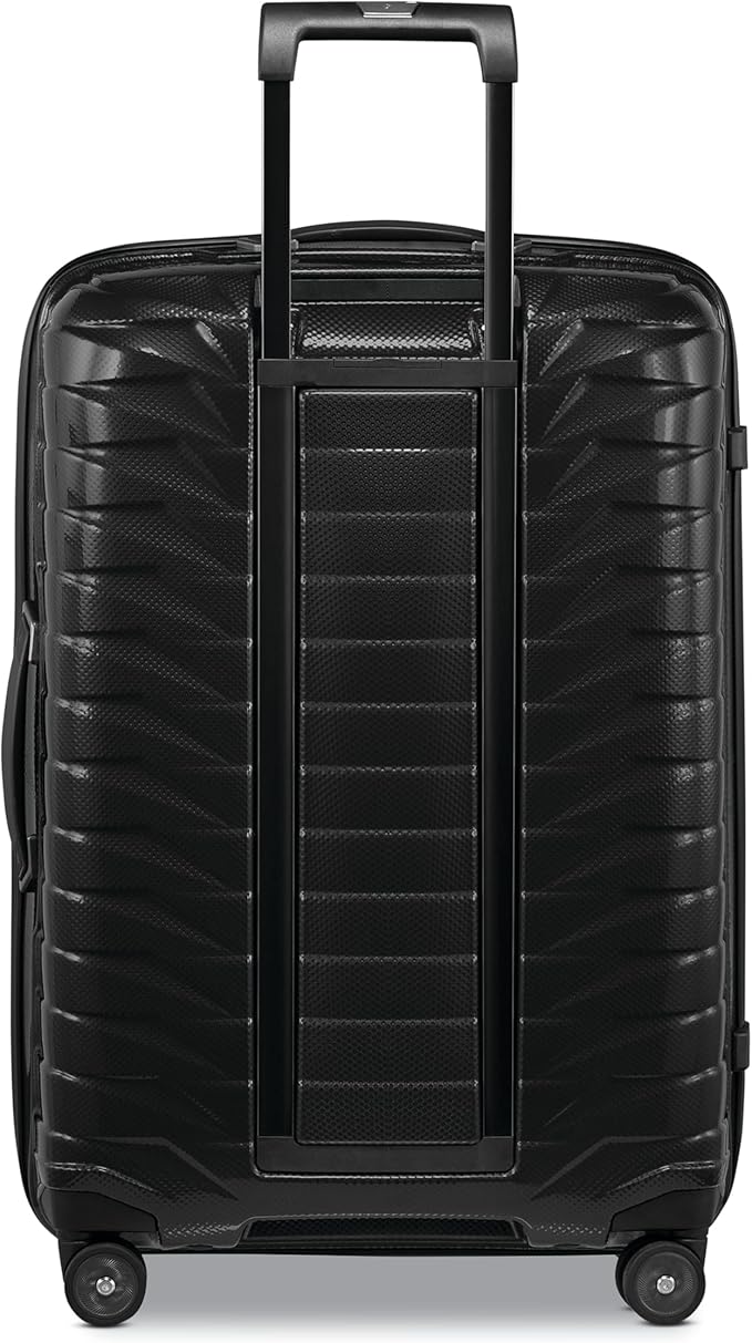 Samsonite Proxis Medium Hardside Luggage with Dual Spinner Wheels - Innovative Roxkin™ Lightweight Shell With Ultimate Durability- Includes TSA Lock, Ergonomic Telescoping Handle - Black