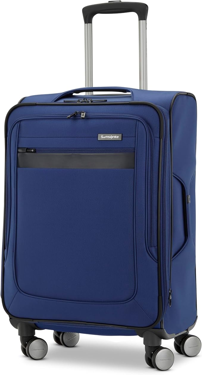 Samsonite Ascella 3.0 Softside Expandable Luggage with Spinner Wheels, CO EXP Spinner, Sapphire Blue