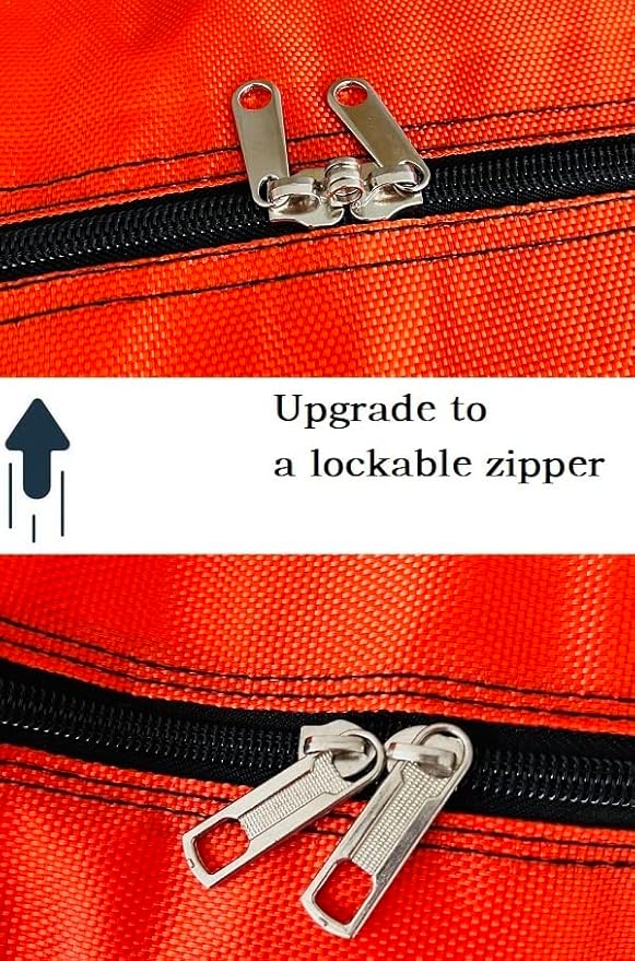 Extra Large Storage Duffle Bag with Zippers and Handles, Big Foldable Duffle Bag for Travel Blue 60L