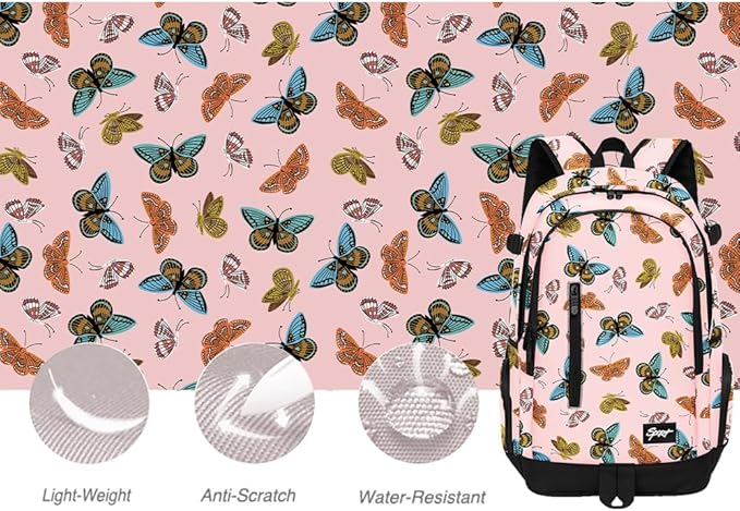rickyh style School Backpack Travel Bag for Men & Women Lightweight College Back Pack with Laptop Compartmen