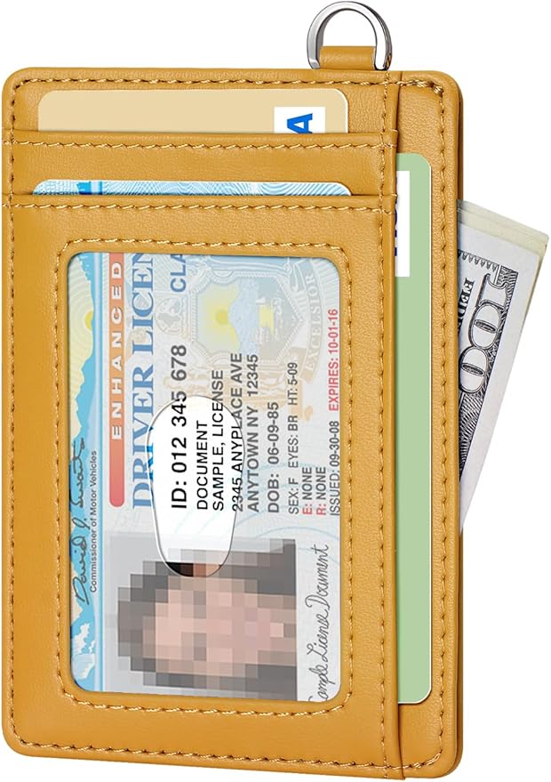 FurArt Slim Minimalist Wallet, Front Pocket Wallets, RFID Blocking, Credit Card Holder for Men