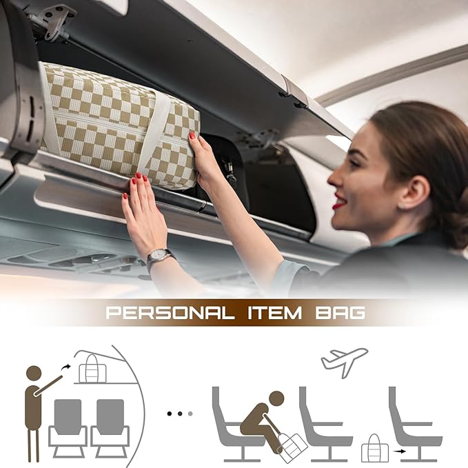 Travel Duffel Bag Foldable Weekender Overnight Bag for Men Women Lightweight Carry on Tote Bag For Spirit Airlines