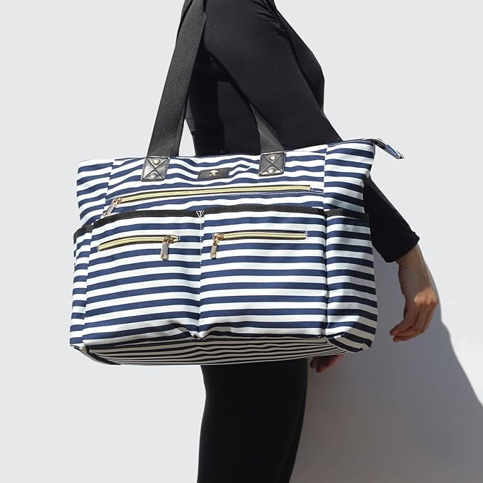 Weekender Bag Carry On Bag Overnight Tote Travel Duffle with 13 Pockets for Travel,Work，Gym,Beach,Teacher,Nurse