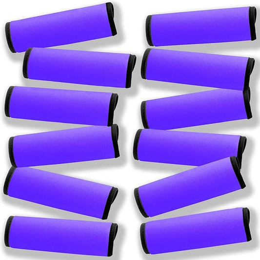 Luggage Handle Wrap 12 Pack-Bulk Luggage Handle Wraps For Suitcases Neoprene Handle Wraps/Cover/Grips For Carry on/Bag/Car Travel Accessories For Luggage