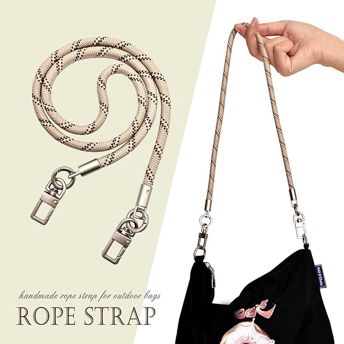 4-Pack Paracord Bag Handles – DIY Replacement Straps for Shoulder Bags, Crossbody Bags & Handbags