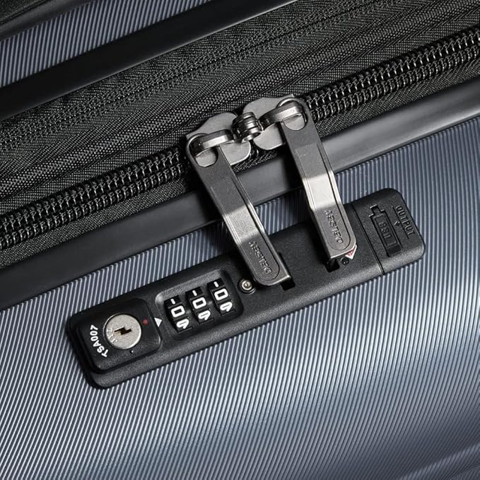 DELSEY PARIS Cruise 3.0 Hardside Expandable Luggage with Spinner Wheels, Graphite, Carry on 20 Inch