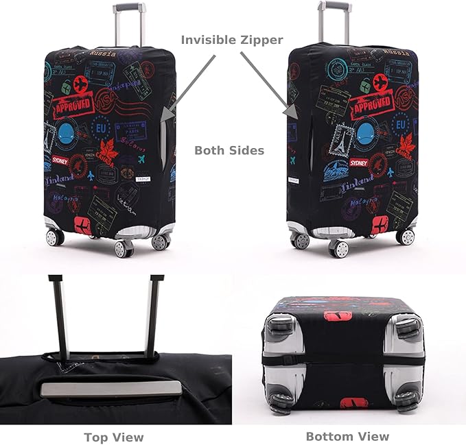 TRAVELKIN more than travel Luggage Cover Suitcase Cover Suitcase Protector Fit 29-32 Inch Luggage