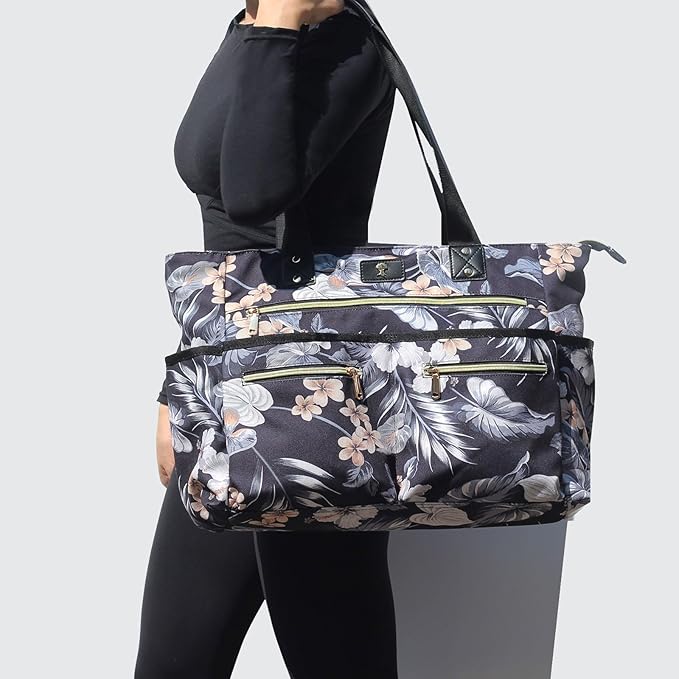 Weekender Bag Carry On Bag Overnight Tote Travel Duffle with 13 Pockets for Travel,Work，Gym,Beach,Teacher,Nurse