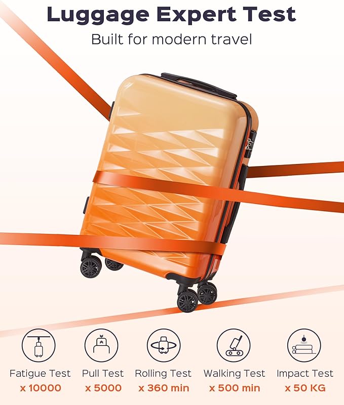 Suitour 28 inch Luggage With Spinner Wheels,Hardside Lightweight Suitcases with Wheels TSA for Travel