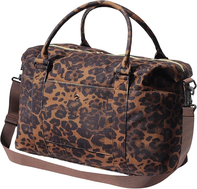ESVAN Travel Tote Duffel Gym Bag,Weekender Overnight Carry-on Tote Crossbody Bag with Wet Pocket and Trolley Sleeve Upgraded