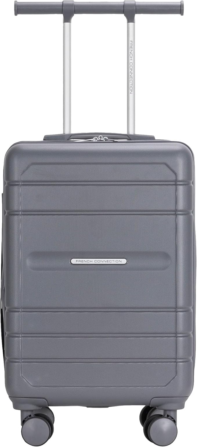 French Connection Le Voyage Luggage Set, Quiet Shade, 22" Carry-On
