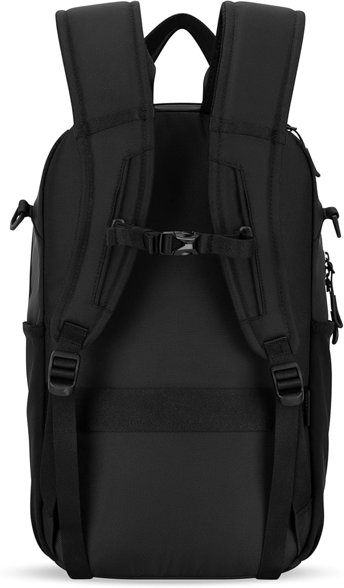 Sherpani Camden, Convertible Backpack, 3 in 1 Tote Bag, 18L Travel Backpack, Crossbody Bag, Cross Body Purse, Travel Gifts, RFID Protection, Fits 13” Laptop (Raven)